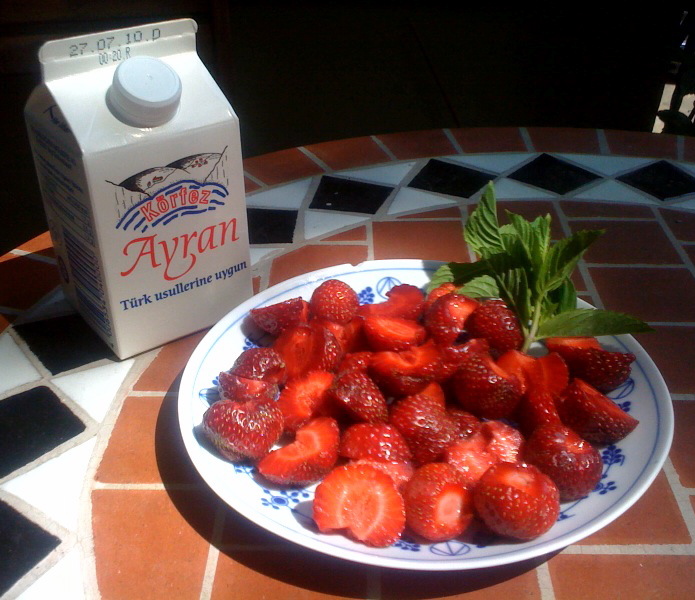 Erdbeeren_ayran_minze