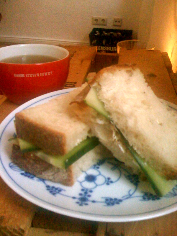 Gurkensandwich statt Kekse | Einfach Lecker Essen