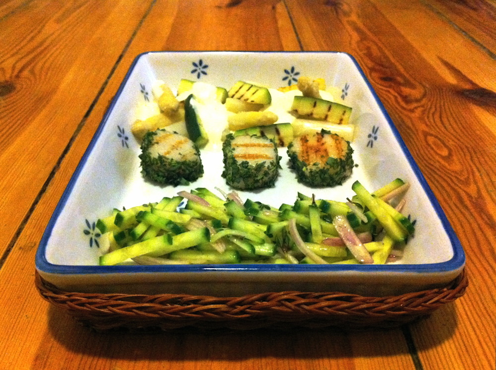 Jakobsmuscheln mit Spargelsalat | Einfach Lecker Essen